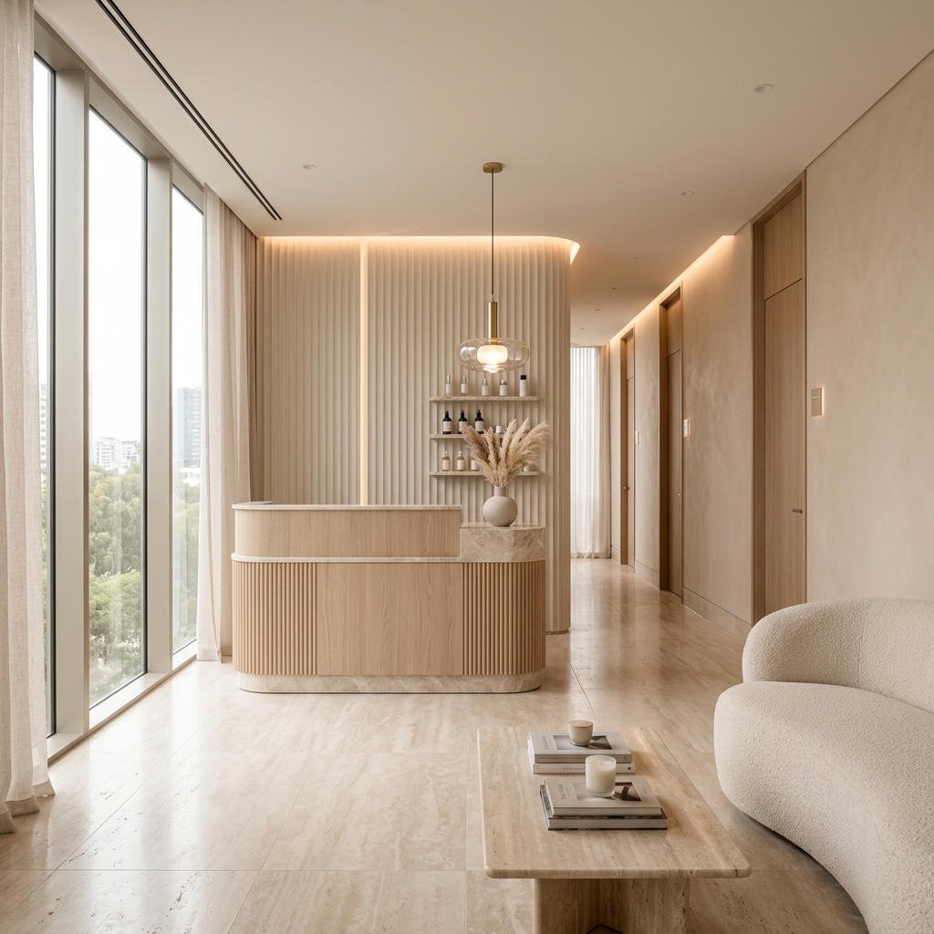 Interior da clínica